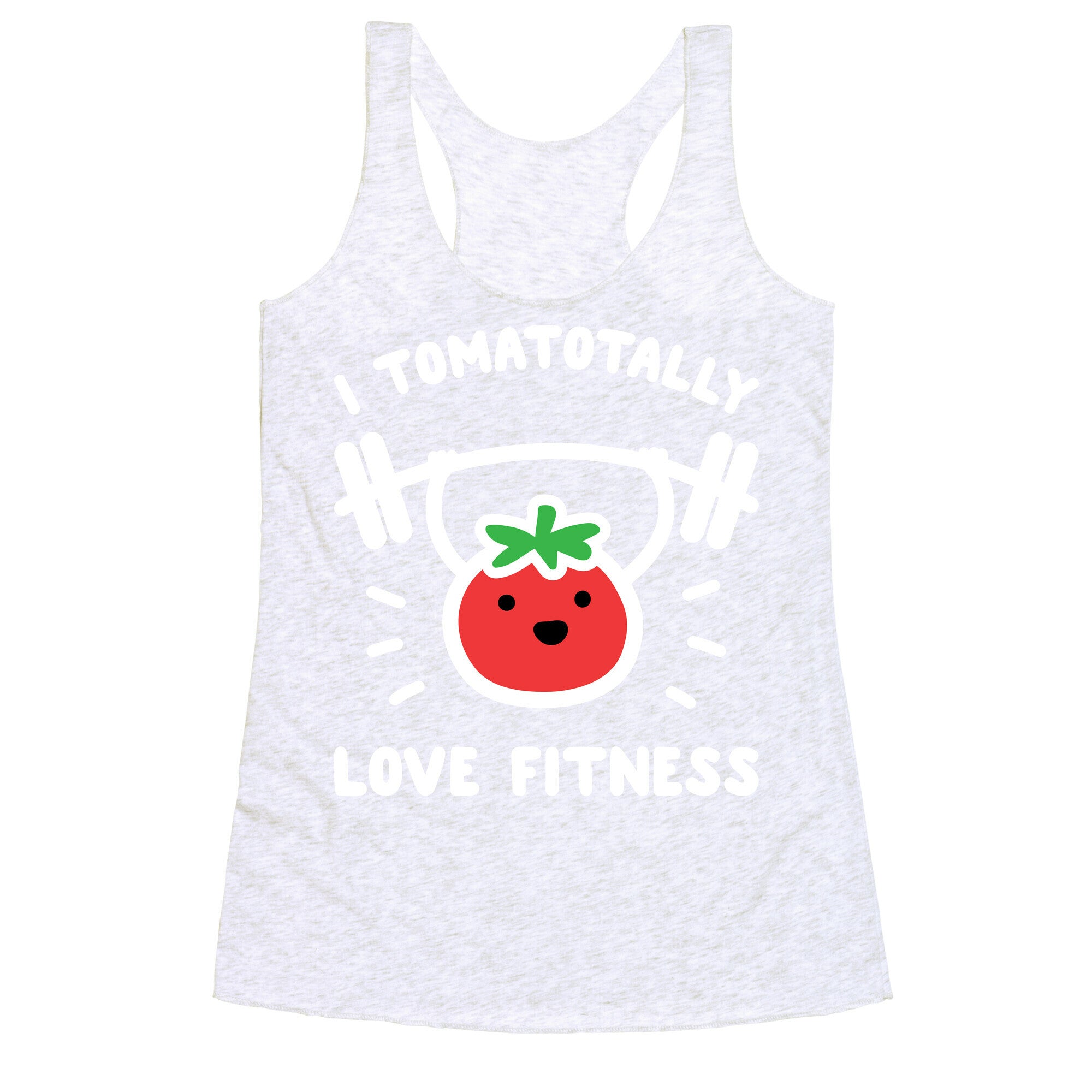 I Tomatotally Love Fitness Racerback Tank